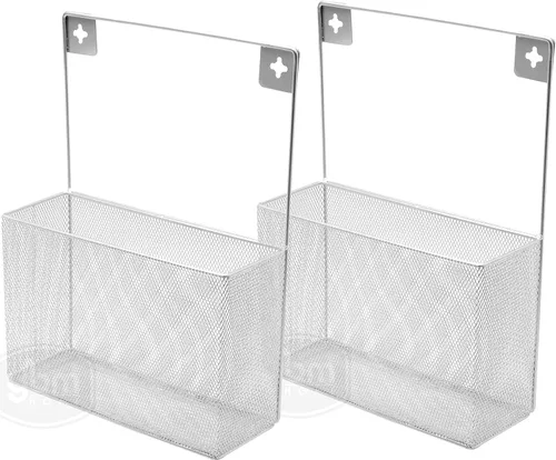 Miniatura 5 de YBM HOME Organizador de malla plateada para despensa, tamaño de estante envolvente 10 1/2 x 14 1/2 x 4 pulgadas 1154 (1)