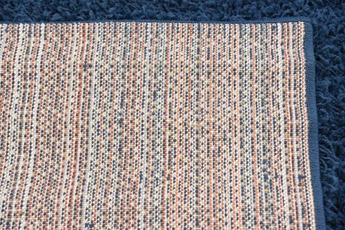 Miniatura 17 de Unique Loom Solid Shag Collection - Alfombra rectangular de 5 pies 1 pulgada x 8 pies, azul zafiro/azul marino Zafiro Azul/Azul Marino