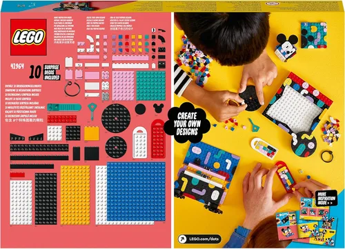 Miniatura 9 de Lego DOTS Disney Mickey Mouse y Minnie Mouse - Caja de proyecto de regreso a la escuela 41964 Kit de bricolaje; para niños creativos a partir de 6