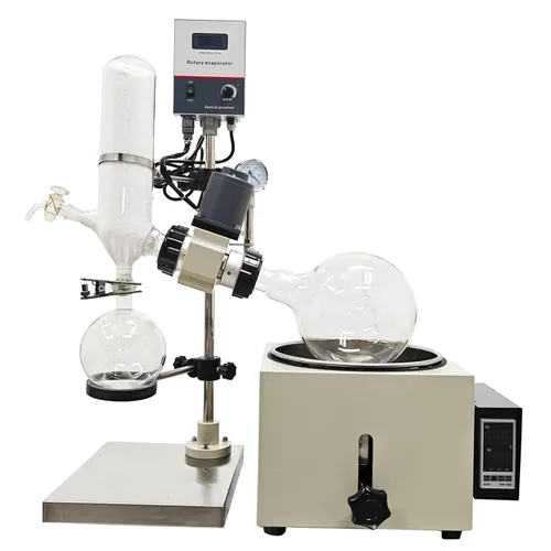 Miniatura 11 de Evaporador rotatorio de laboratorio de 110 V 2L sistema eléctrico de destilación al vacío con elevación de 4.724 in para aceites esenciales