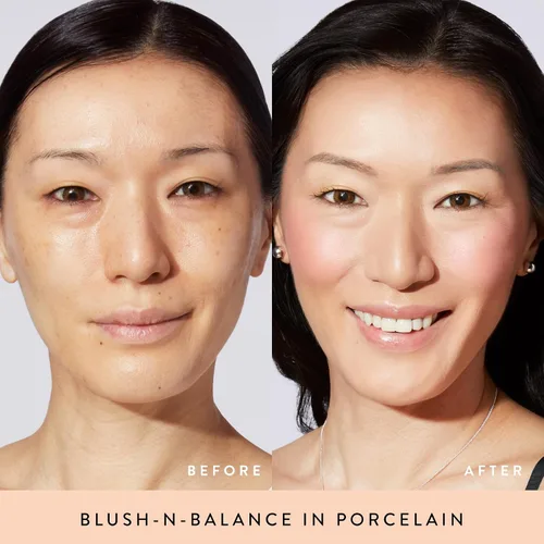 Miniatura 2 de Laura Geller New York Kit de Rubor 40+ Club Blush-n-Balance de 3 piezas: Base correctora horneada Balance-N-Brighten, Porcelain + brocha Kabuki