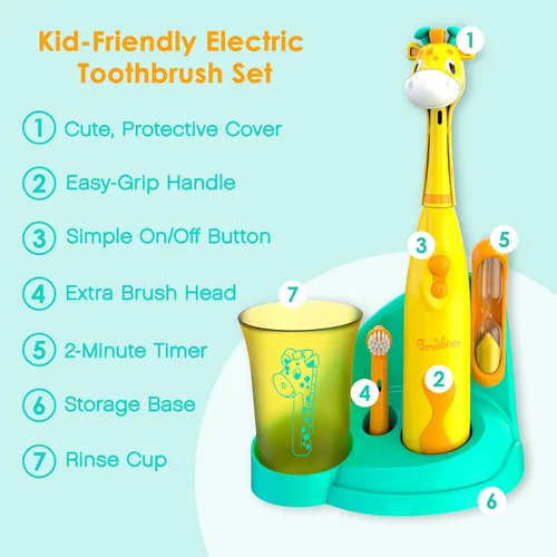 Miniatura 3 de Cepillo de dientes electrónico Brusheez para niños Jovie la jirafa