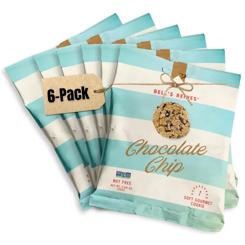Miniatura 8 de Bell's Reines Galletas de mantequilla, lote pequeño gourmet suave, aperitivos saludables, paquetes de 4 galletas frescas de panadería, paquete de 3