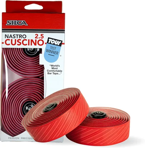 Miniatura 15 de SILCA Nastro Cuscino - Cinta para manillar de bicicleta, color negro de 0.098 pulgadas, cinta de barra de bicicleta extra gruesa, viene con tapones