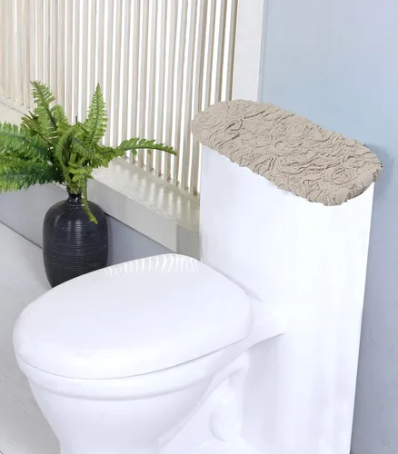 Miniatura 25 de Home Weavers Bell Flower Collection - Tapetes de baño copetudos 100 % algodón, extrasuaves y absorbentes, antideslizantes, lavables a máquina, lino