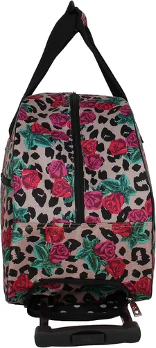 Miniatura 3 de Betsey Johnson Colección de equipaje de mano de diseñador - Bolsa de lona ligera de 22 pulgadas - Maleta de viaje de negocios de fin de semana con 2