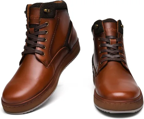 Miniatura 6 de Tenis casuales para hombre, tenis de cuero ligero para caminar al aire libre