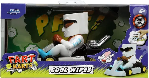 Miniatura 7 de Jada Toys Fart Karts Cool Wipes Pull Back Car, juguetes de 3.5 pulgadas para niños a partir de 6 años (32789)