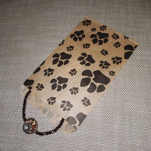 Miniatura 7 de CuteBox Pawprint - Bolsas de regalo de papel plano de estraza (4 x 6 pulgadas) para manualidades, recuerdos de fiesta, venta al por menor