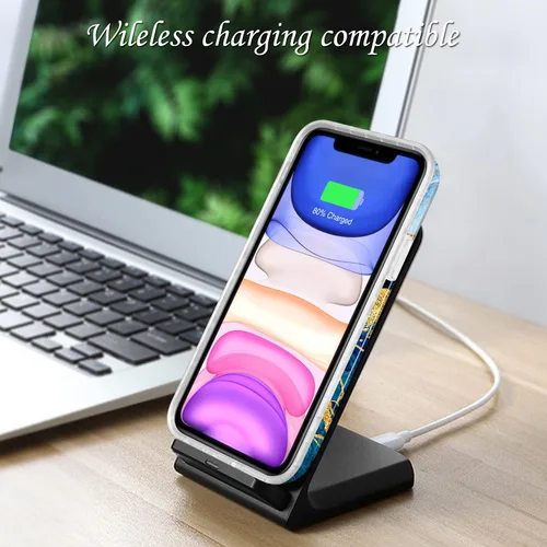 Miniatura 7 de Funda para iPhone 11 con purpurina dorada, delgada, a prueba de golpes, flexible, funda de TPU de silicona suave para iPhone 11 de 6.1 pulgadas