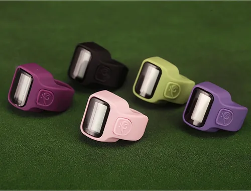Miniatura 11 de Contador de dedos 5 canales digital Tasbih Número Clickers con pantalla LCD para contar oración tejer regalo deportivo Contador negro de moda