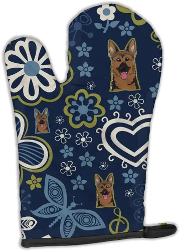 Miniatura 95 de Caroline's Treasures BB4020OVMT Dog House Collection Border Collie - Guante de horno grueso resistente al calor para sartenes calientes y horno