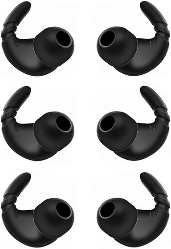 ALXCD Puntas antideslizantes para las orejas compatibles con Beats Studio Buds, 3 pares de auriculares antideslizantes antipérdida, puntas de gancho