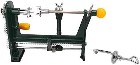 Atyhao Pelador de acero inoxidable, pelado rápido, descorazonador para naranja, limón, verduras, peras, patatas, pelado rápido, resistente al