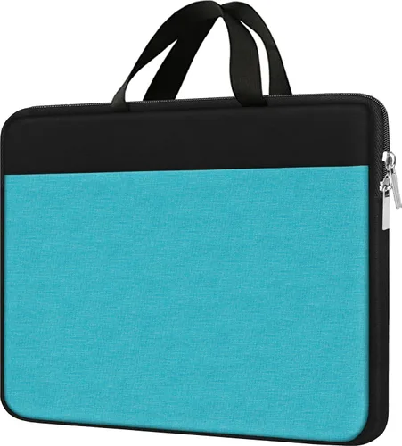 Miniatura 9 de Funda para portátil de 15.6 pulgadas, Bolso de Mano para Laptop de Viaje Duradero, Bolsa Protectora Anti-choque, Maletín de Transporte