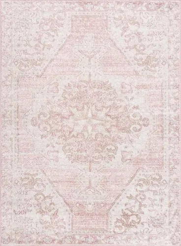 Miniatura 3 de Hauteloom Meyly - Alfombra para sala de estar y dormitorio, lavable a máquina, casa de campo, 2 x 2 pies 11 pulgadas