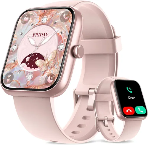 Reloj inteligente, reloj inteligente de 1.732 pulgadas para responder a llamadas, Alexa 1.83 pulgadas, reloj de fitness impermeable IP68 para