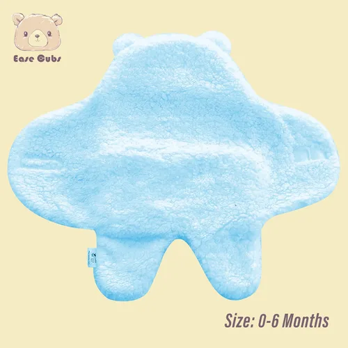 Miniatura 2 de Ease Cubs Paquete de 2 Envolturas de Arrullo de Felpa Sherpa Ultra Cálidas para Bebé - Artículos Esenciales Imprescindibles para Recién Nacidos