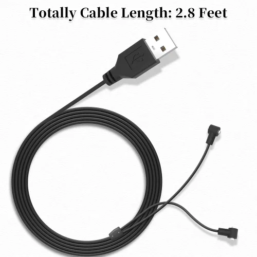 Miniatura 4 de Cable magnético universal de carga rápida USB para masajeador, adaptador USB de repuesto para computadora Cable de carga para masajeador compatible