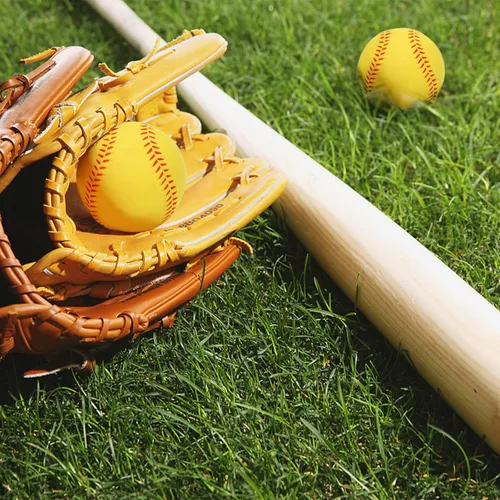 Miniatura 6 de Pelotas de béisbol de espuma, 9 pulgadas de pelotas de béisbol suaves de entrenamiento pelota de estrés con bolsa de cordón Amarillo