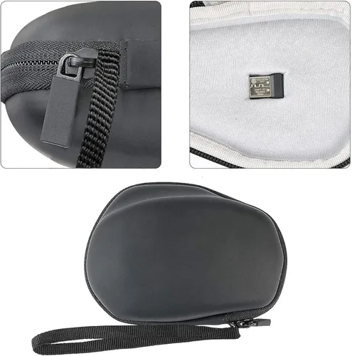 Miniatura 4 de co2CREA Funda de viaje rígida de repuesto para mouse inalámbrico Logitech MX Master 2S Advanced (funda negra + interior blanco)