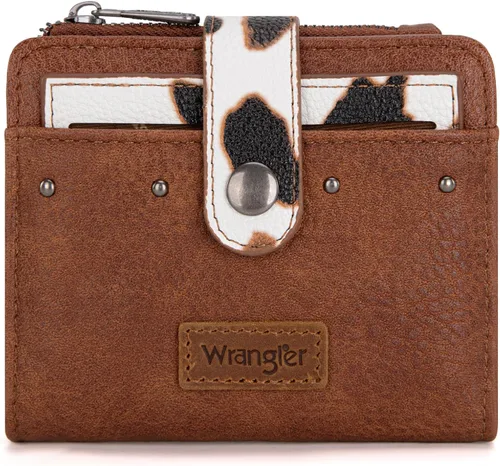 Miniatura 20 de Montana West X Wrangler billetera para mujer, billetera pequeña de dos caras para mujer, billetera para mujeres, billetera para tarjetas de crédito