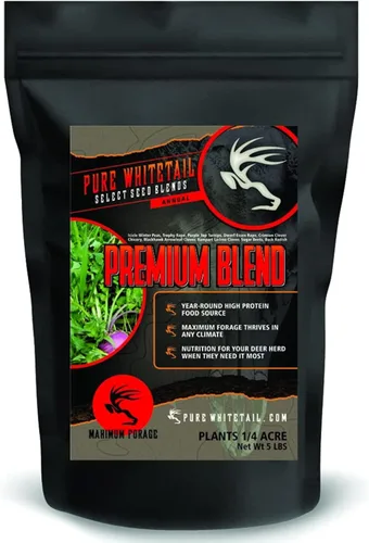 Miniatura 7 de Pure Whitetail Clover Xtreme Mezclas de semillas selectas Mezcla de semillas de trébol perenne de ciervos de cola blanca y pavos Semillas