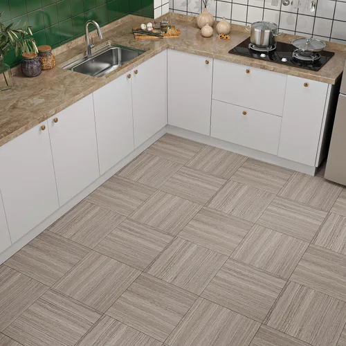 Miniatura 2 de VaryStyle Paquete de 20 pisos impermeables para despegar y pegar, azulejos de vinilo con aspecto de madera de 12 x 12 pulgadas, autoadhesivos