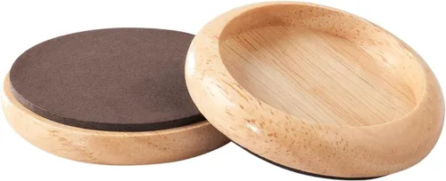 Miniatura 2 de Scotch™ Copas de ruedas SP909-NA, madera de roble redonda de 2 pulgadas, 4 por paquete, 6 paquetes por