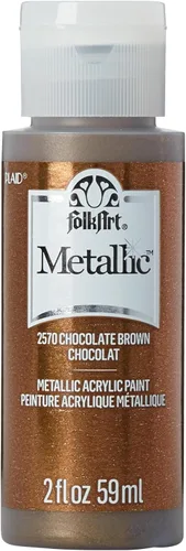 Miniatura 33 de FolkArt Pintura Acrílica Metálica para Manualidades, Fucsia Chispeante 60 ml Pintura Premium con Acabado Metálico, Perfecta para Aplicar Fácilmente