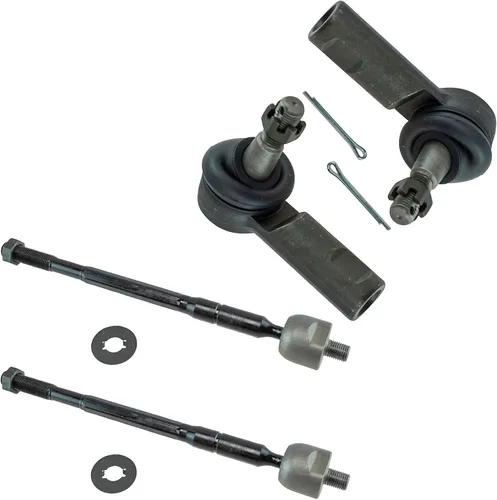 Miniatura 139 de TRQ Juego de barras de acoplamiento delanteras interiores y exteriores de 4 piezas compatible con Jeep Cherokee 1991-2001 y Comanche 91-92