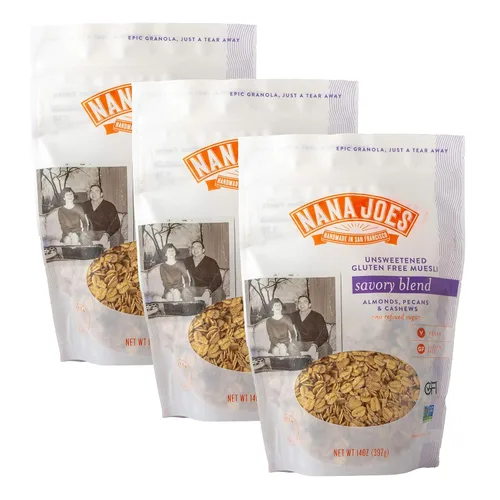 Miniatura 11 de Nana Joes Granola Sunset Blend Nuez, morera y coco Hecho a mano sin gluten, vegano, saludable, a base de plantas, orgánico, sin azúcar refinado