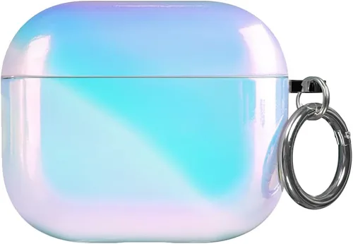 Miniatura 30 de Velvet Caviar Compatible with AirPods 3rd Generation Case with Keychain - Cute Protective Hard AirPod 3 Cases for Women - Blue Aquamarine Polka Dot