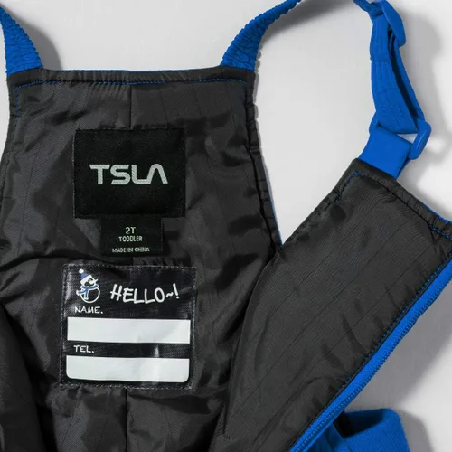 Miniatura 6 de TSLA - Overol con peto invernal para bebés, niñas y niños pequeños, para nieve, snowboard y esquí, de tela antidesgarro Ripstop, impermeable