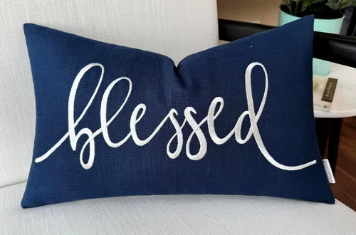 Miniatura 3 de EURASIA DECOR - Funda de almohada bordada con cita divertida para inauguración de la casa, invitados, porche, boda, aniversario, pareja