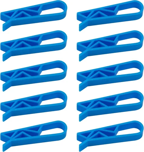 Miniatura 10 de AUEAR, Paquete de 10 cubos de basura con clip para bolsa de basura verde, clips antideslizantes