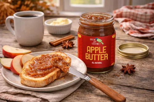 Miniatura 5 de Green Jay Gourmet Mantequilla de manzana - Untable de fruta 100% natural, sin gluten - Untable de manzana con manzanas, canela y especias