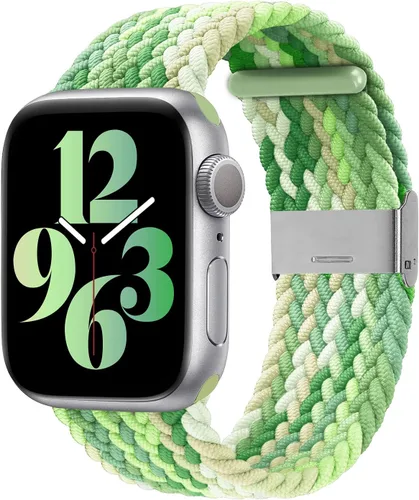Miniatura 11 de Bandiction - Correas compatibles con Apple Watch de 44mm 40mm 38mm 42mm 41mm 45mm 46mm 49mm, bandas iWatch para mujeres y hombres, correa elástica