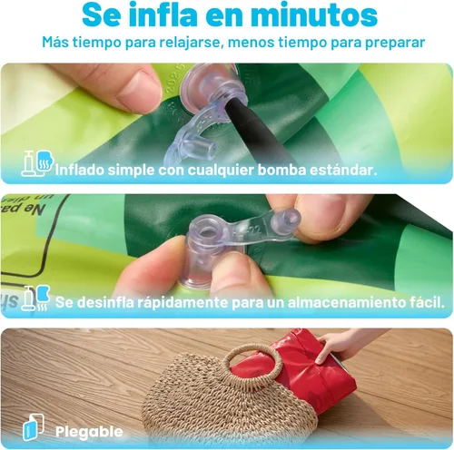 Miniatura 4 de Paquete de 3 piscinas inflables para niños de 45 x 10 pulgadas, sandía, piña y cupcakes para niños de temporada y diversión de temporada, piscina