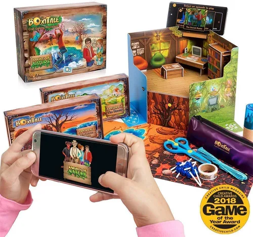 Miniatura 2 de Juego interactivo de manualidades con aplicación – Aventura de caballeros de la naturaleza para niños y niñas, juegos para niños fáciles de jugar