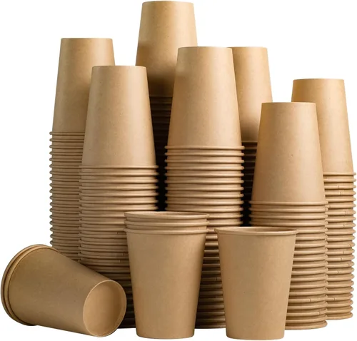 Miniatura 8 de Lamosi Tazas de papel desechables de 5 oz - 300 unidades, tazas de papel kraft para baño y enjuague bucal, tazas de café expreso de 5 onzas