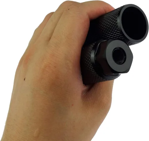 Miniatura 5 de 2 pares de reposapiés de aleación de aluminio para bicicleta de montaña, clavijas de acrobacias traseras, compatibles con ejes de 3/8 pulgadas Negro