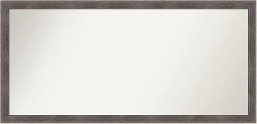 Miniatura 272 de Amanti Art Espejo personalizado, espejo de baño gris plomo a rayas, espejo de pared o espejo de tocador de baño sobre el fregadero