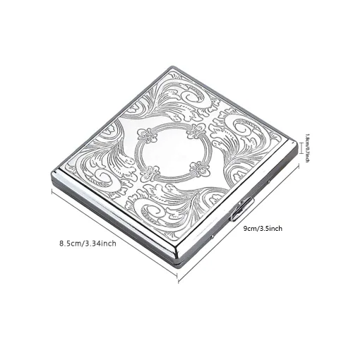 Miniatura 3 de Caja de cigarrillos de metal con capacidad para 20 cigarrillos para 3.307 in