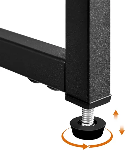 Miniatura 8 de Yaheetech Juego de 2 taburetes de bar de 24 pulgadas de altura de mostrador, taburetes de isla de cocina sin espalda, taburetes de piel sintética