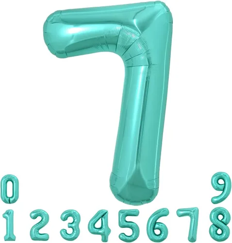 Miniatura 104 de TONIFUL 40 Inch Pastel Blue Number 8 Foil Balloons Large Mylar Foil Digital 8 Balloons for 8th Birthday, Gender Neutral Party, Baby Shower, Oro rosa