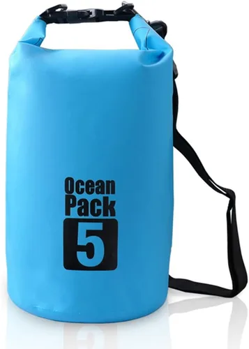 Miniatura 21 de Bolsa seca flotante impermeable Bear Outdoor, para canotaje, kayak, senderismo, snowboard, acampada, rafting, pesca y excursionismo Negro