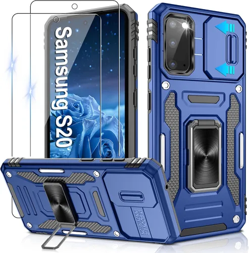 Miniatura 148 de Gritup para Samsung Galaxy S22 Funda con protectores de pantalla HD de 2 paquetes y cubierta deslizante para la cámara, protección contra caídas