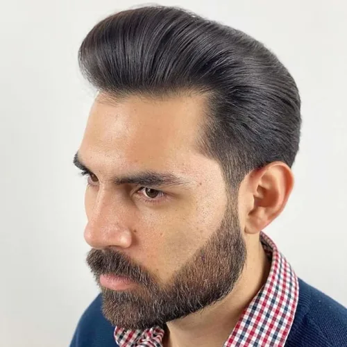 Miniatura 2 de HAPPY&CC Pelucas de repuesto de cabello para hombres y hombres, sistema de cabello humano tipo tupé, línea capilar natural, mono fino con postizo