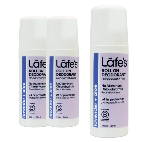 Miniatura 3 de Lafe's Soothe - Lavanda y aloe - Desodorante natural roll-on para mujeres y hombres Vegano, libre de crueldad, sin gluten, sin aluminio, sin
